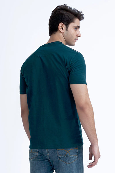 Dark Teal Graphic T-Shirt