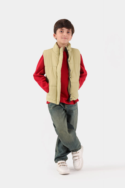 Mock Neck Gilet Jacket - Cougar Clothing