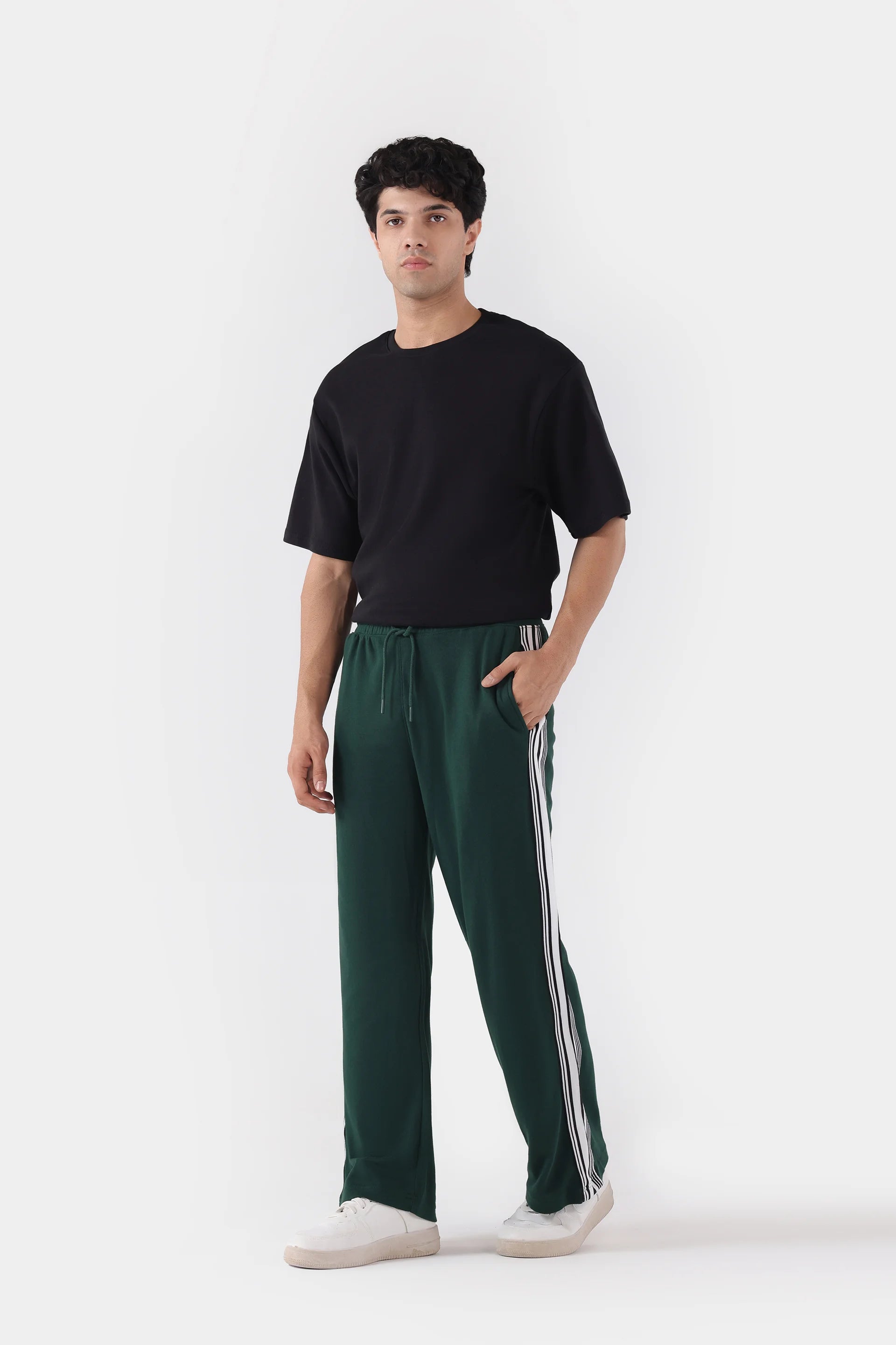 Straight Side Striped Trousers - Cougar Clothing