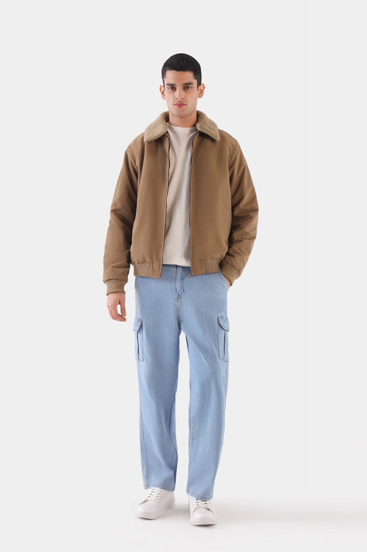 Turn-Down Collar Jacket