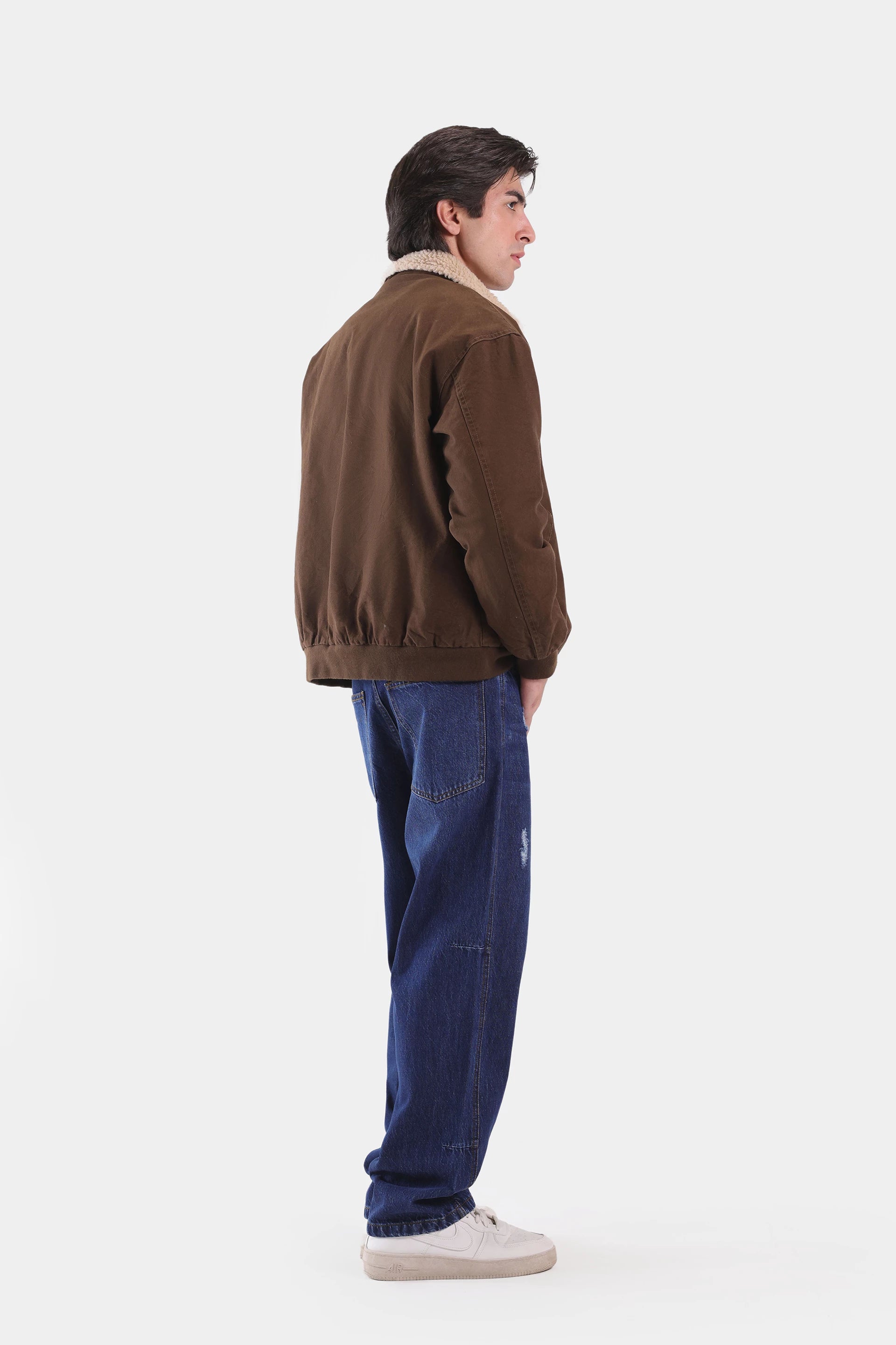 Cotton Jacket With Sherpa Lining - Cougar Clothing