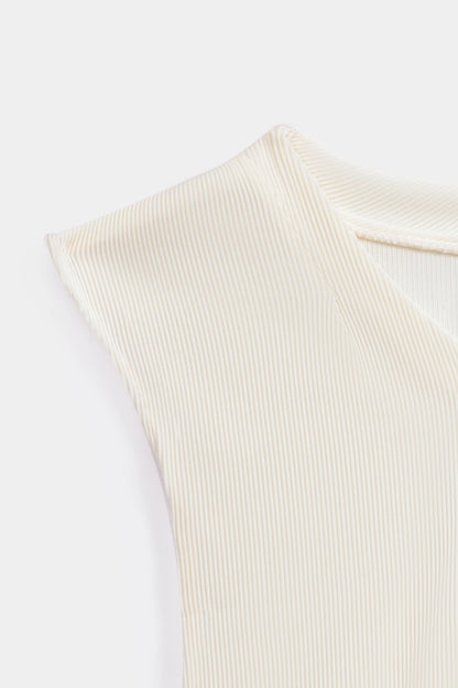 Cap Sleeve Textured Top - Cougar Clothing