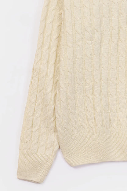 Cable Knit Sweater - Cougar Clothing