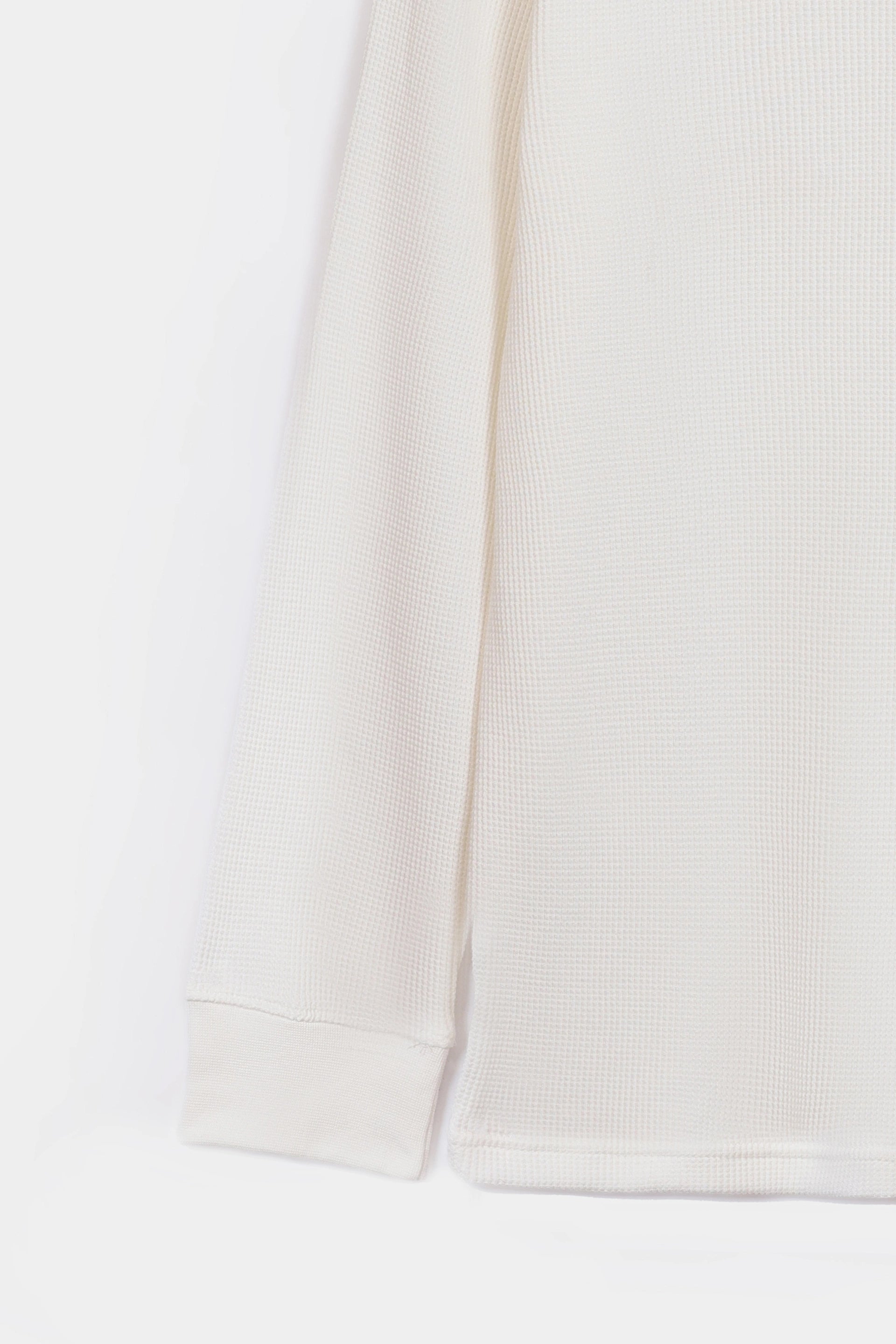 Waffle Knit Henley T-Shirt - Cougar Clothing