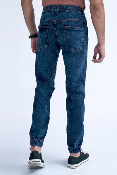 Navy Slim Fit Trousers