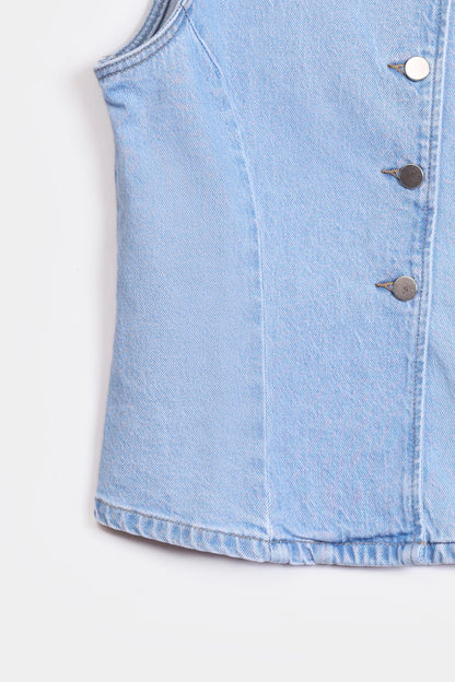 Denim Vest - Cougar Clothing