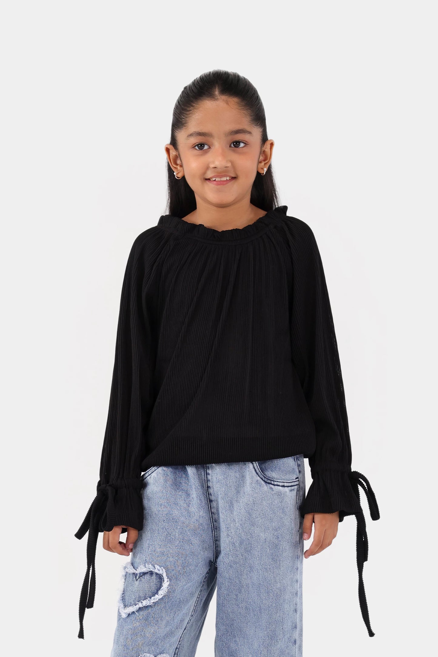 Textured Raglan Top - Cougar Clothing