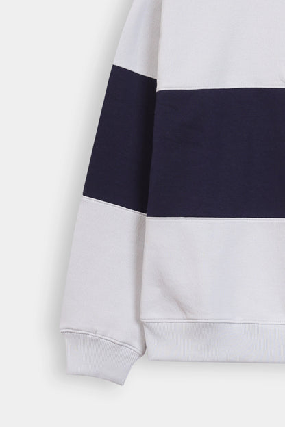 Color Block Quarter-Zip Sweatshirt