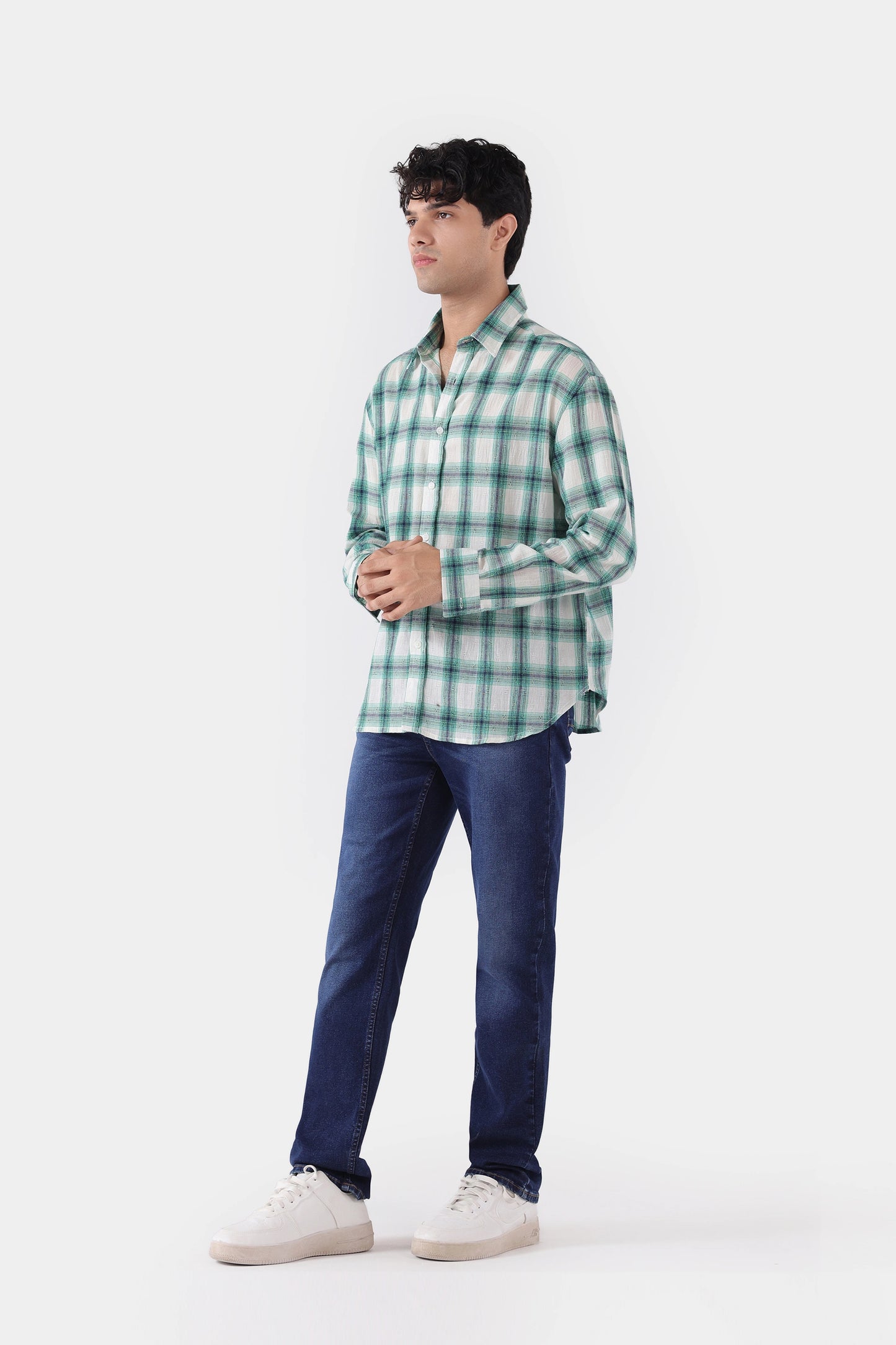 Jacquard Check Shirt - Cougar Clothing