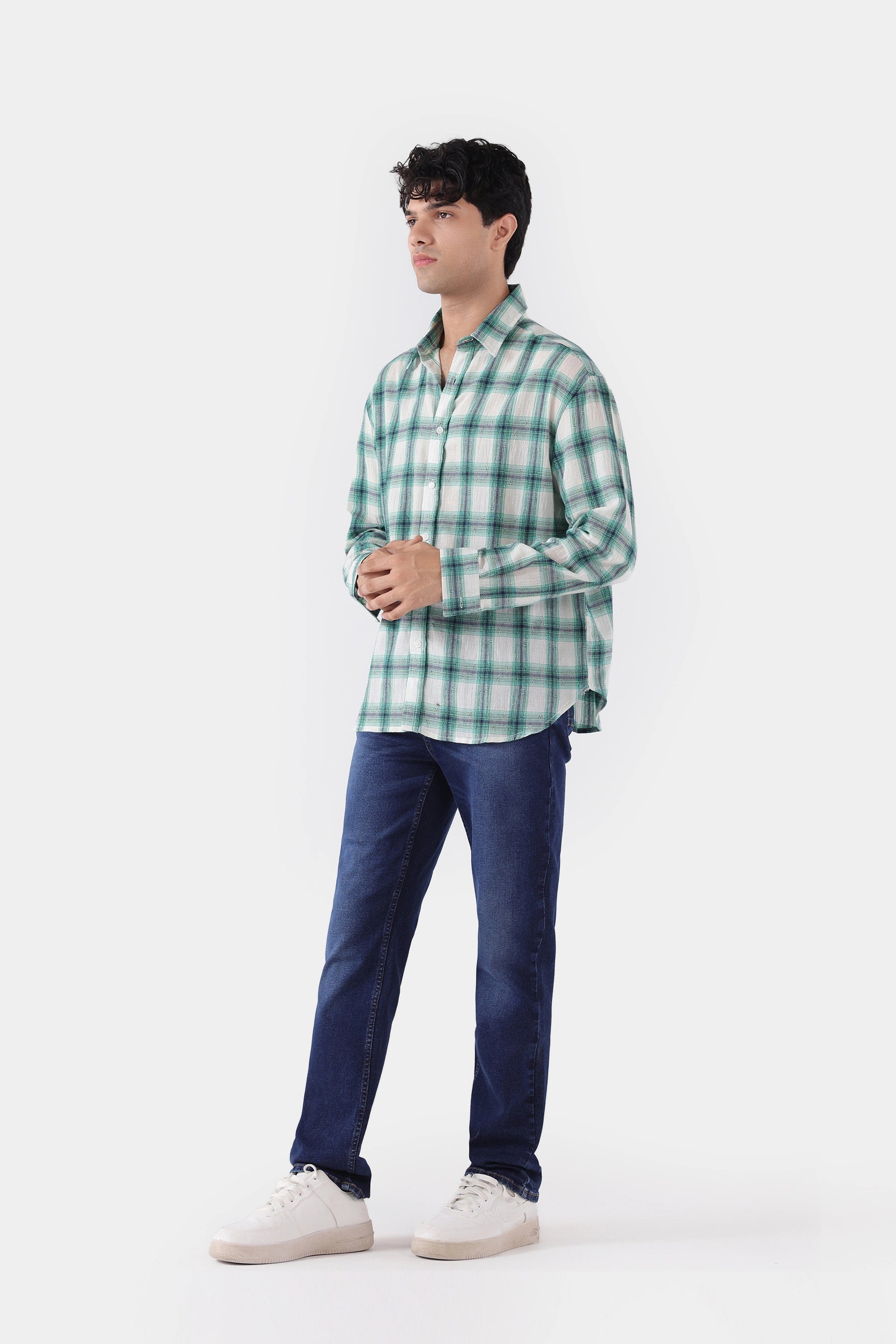 Jacquard Check Shirt - Cougar Clothing