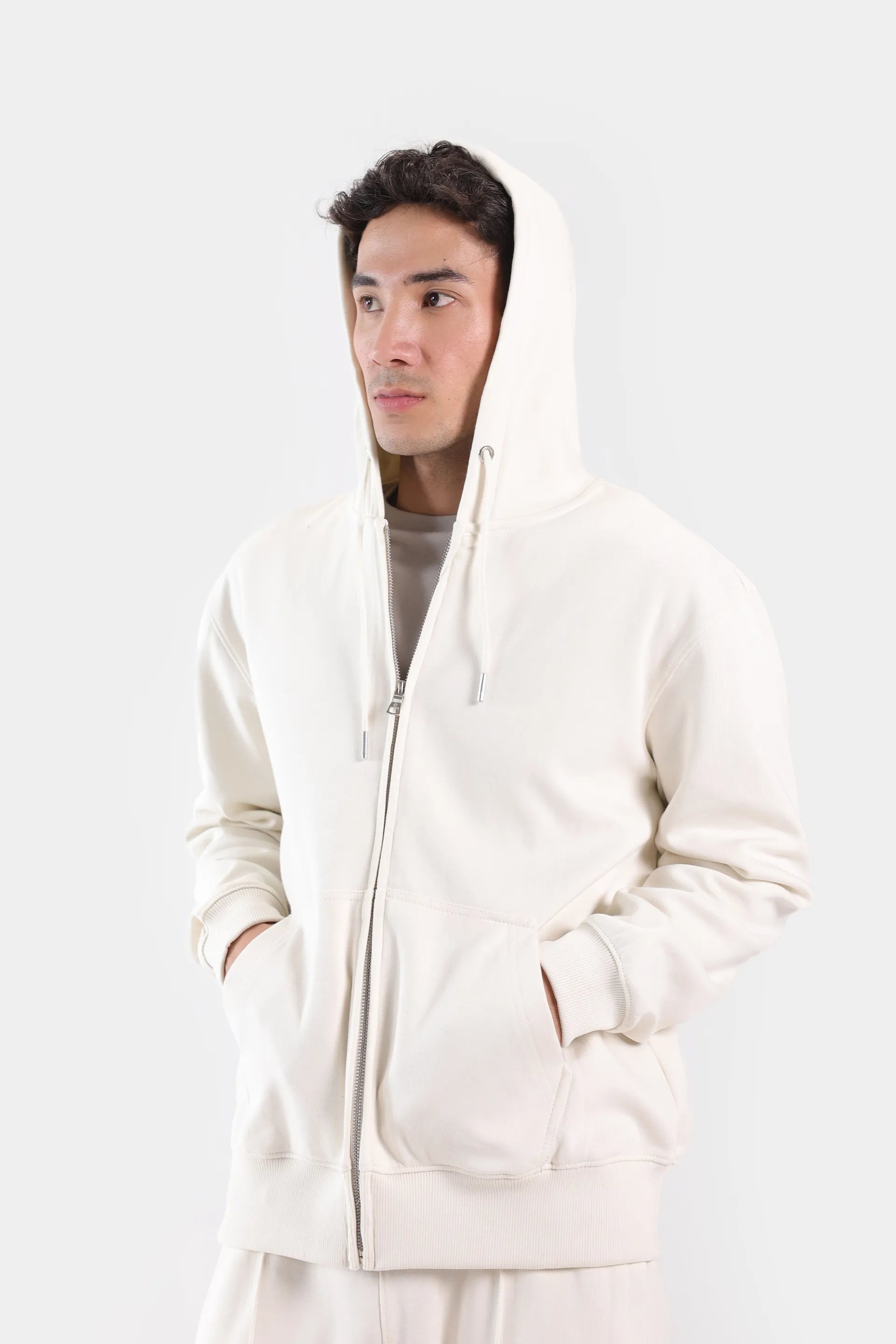 Basic Zipper Hoodie - Cougar Clothing