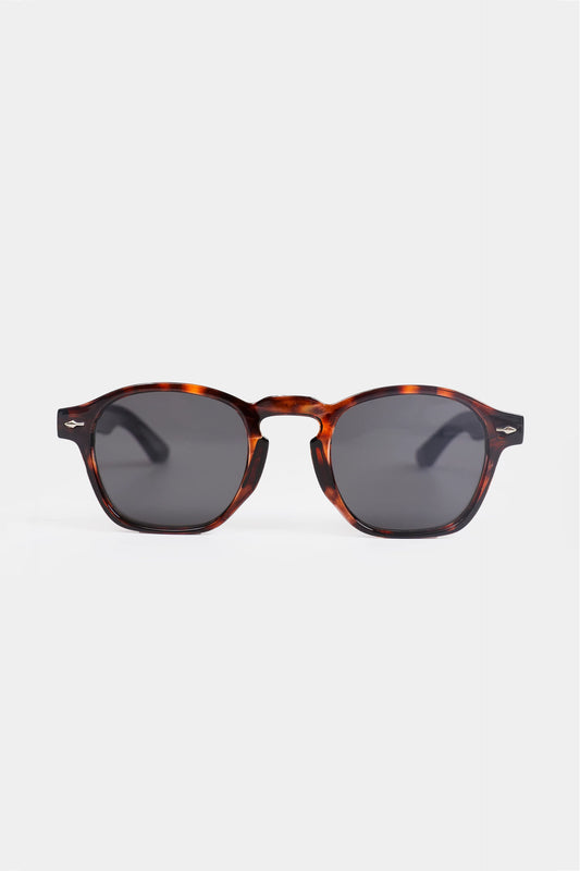 Round-Frame Tortoiseshell Sunglasses - Cougar Clothing