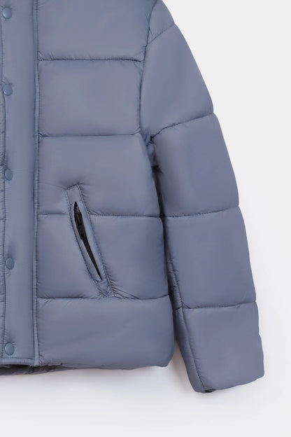 Hooded Quilted Jacket - Cougar Clothing