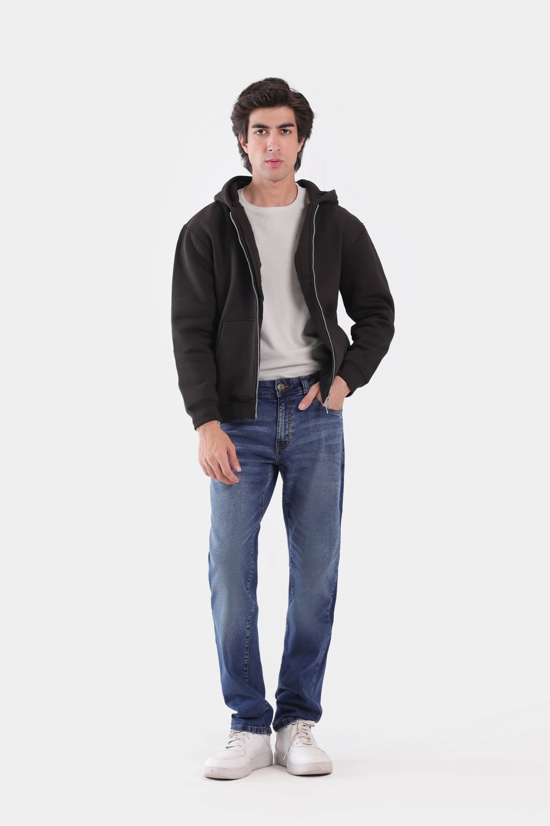 Fleece Zipper Hoodie - Cougar Clothing