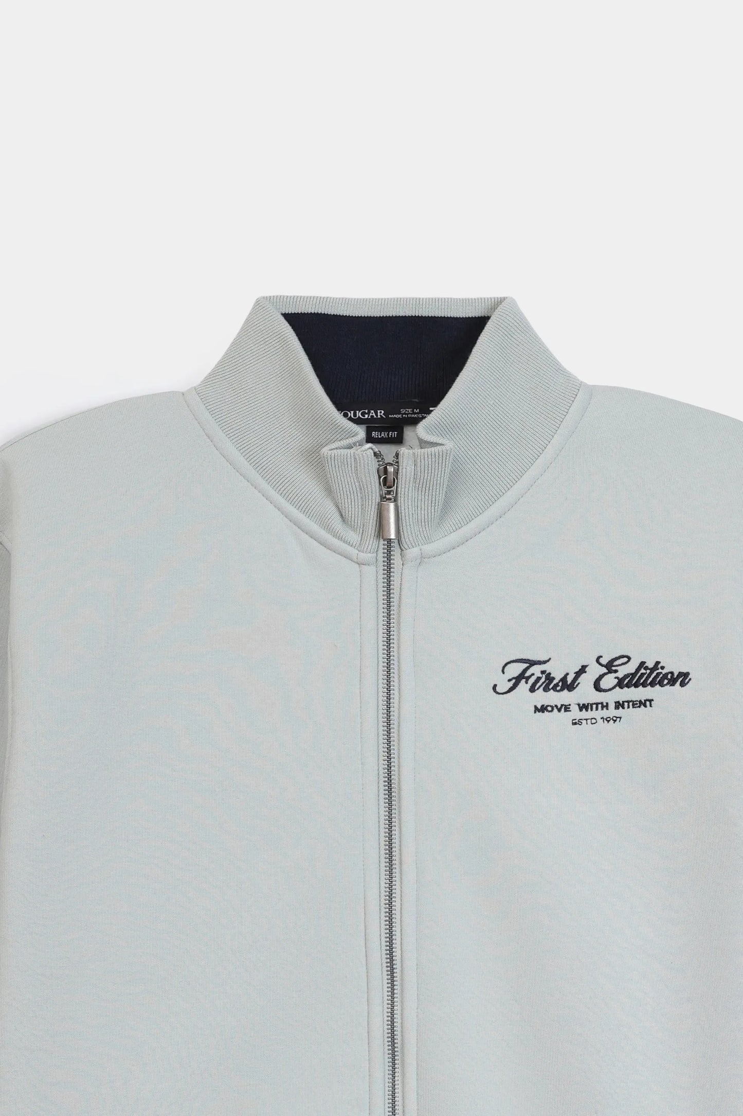 Relaxed Embroidered Bomber Jacket - Cougar Clothing