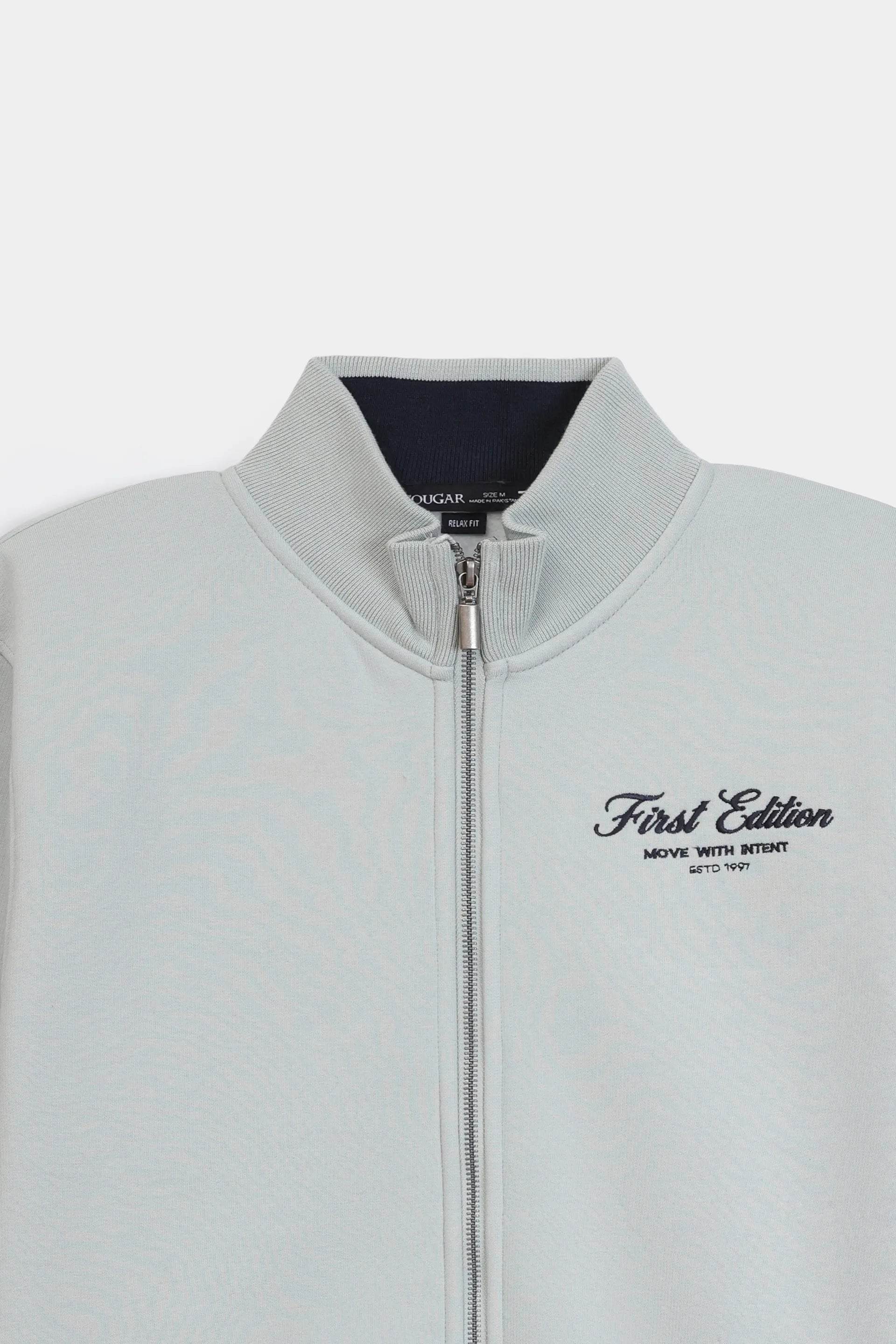 Relaxed Embroidered Bomber Jacket - Cougar Clothing