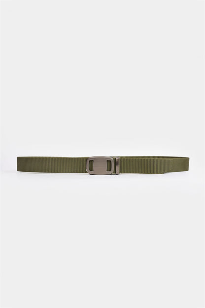 Box-Frame Buckle Canvas Belt - Cougar Clothing