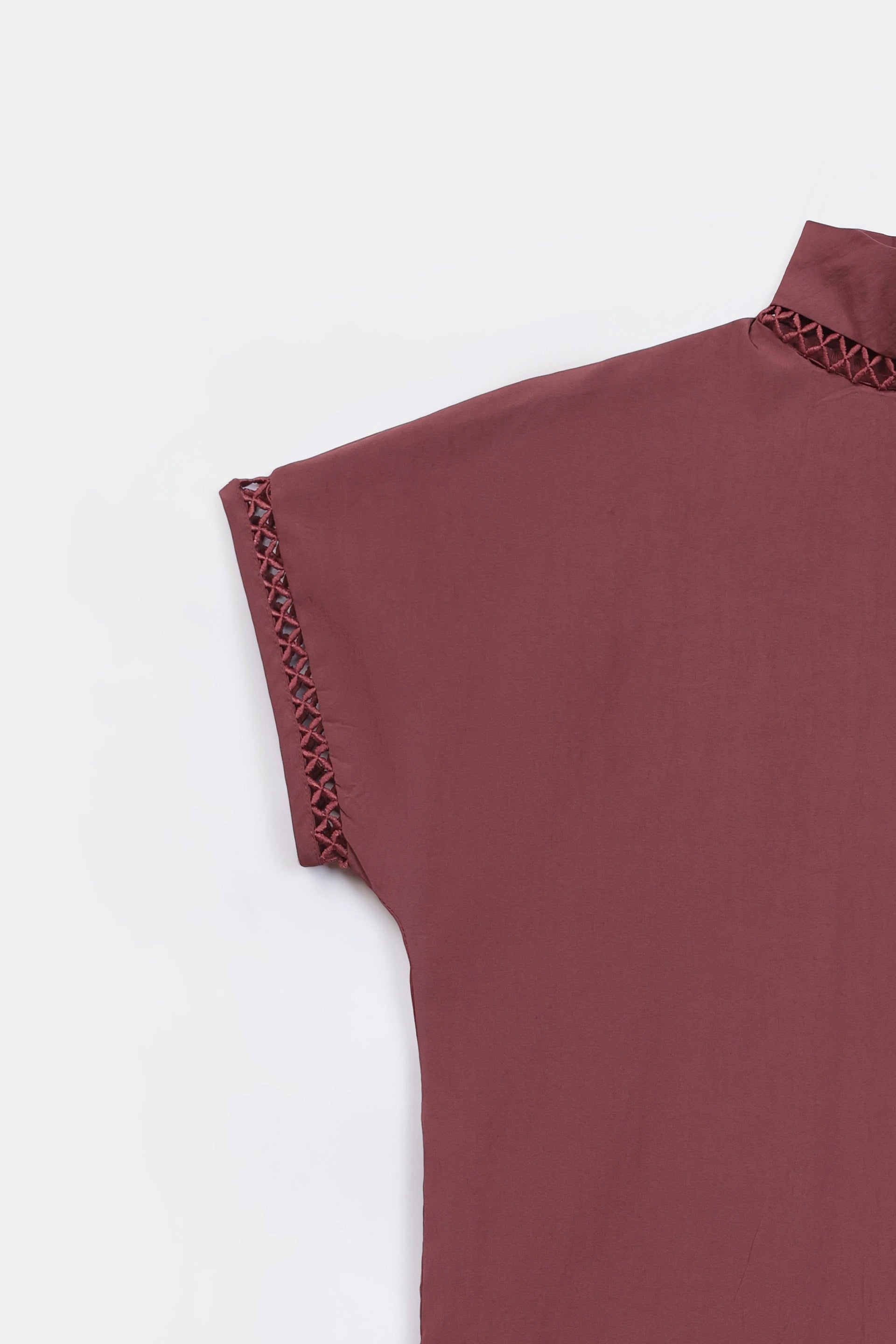 Interlaced Trim Top - Cougar Clothing