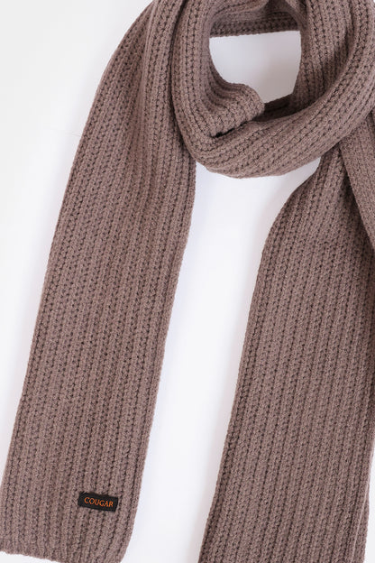 Rib Knit Scarf - Cougar Clothing