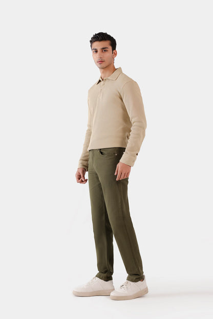 Slim Fit 5 Pocket Pants - Cougar Clothing
