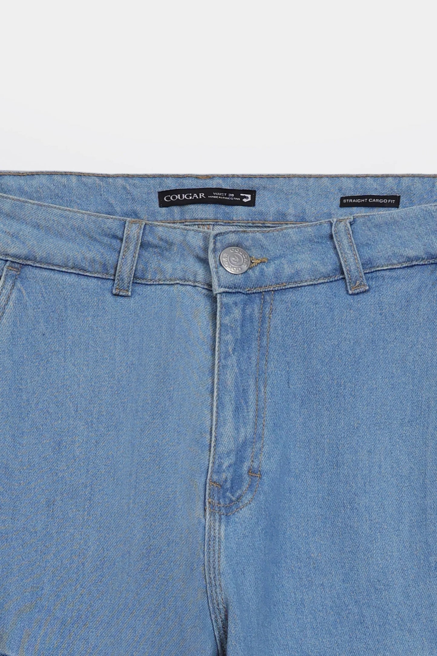 Straight Cargo Jeans - Cougar Clothing