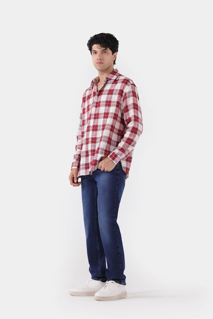 Jacquard Check Shirt - Cougar Clothing