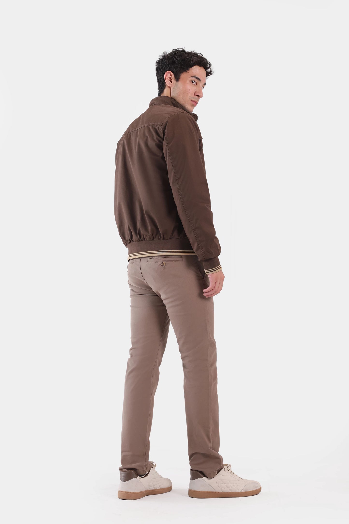 Contrast Ribbed Puffer Jacket - Cougar Clothing