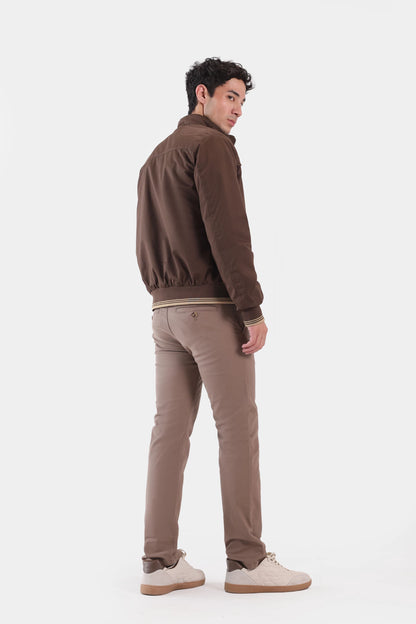 Contrast Ribbed Puffer Jacket - Cougar Clothing