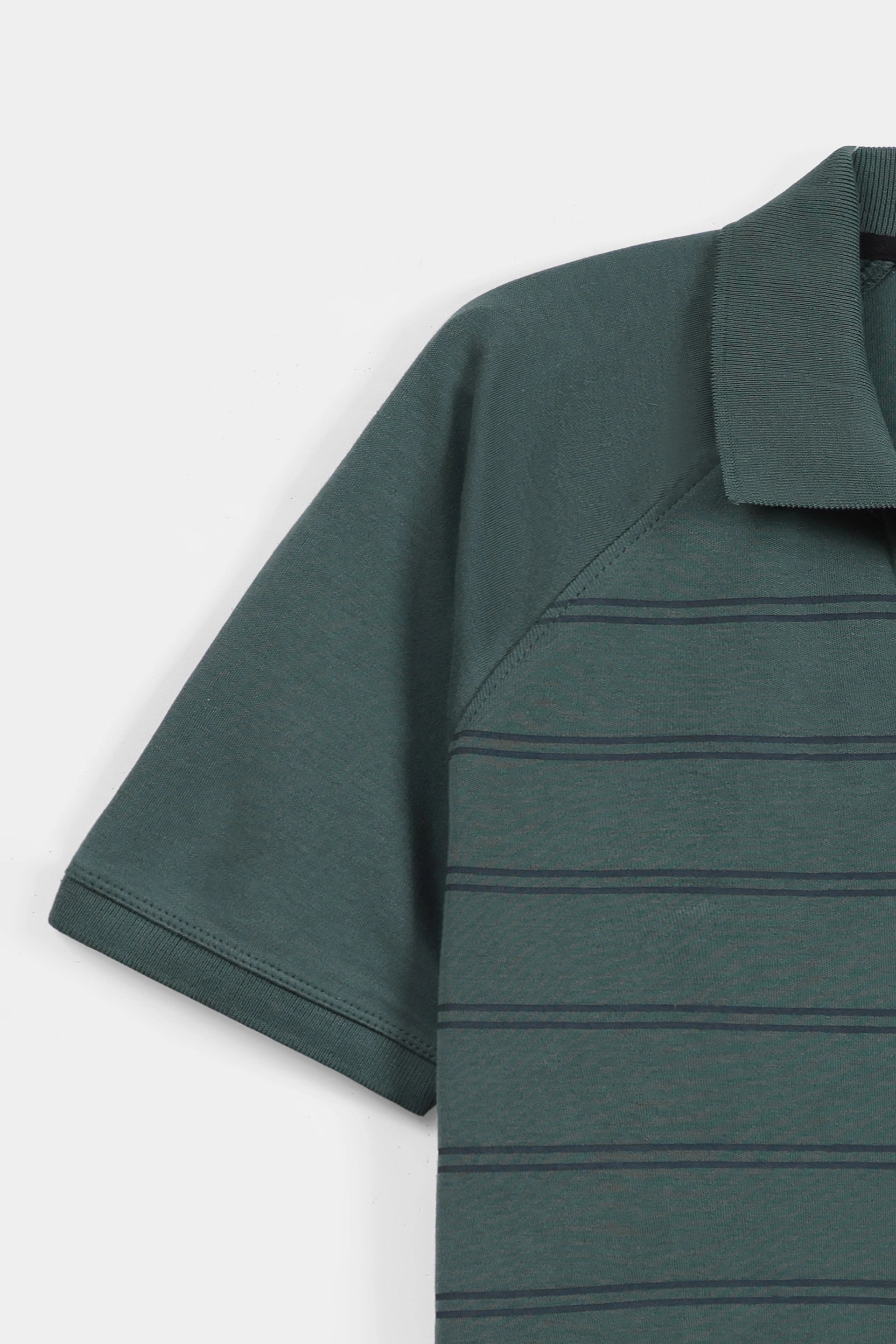 Raglan Striper Polo - Cougar Clothing