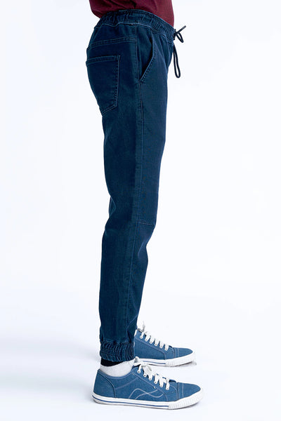 Navy Woven Trousers