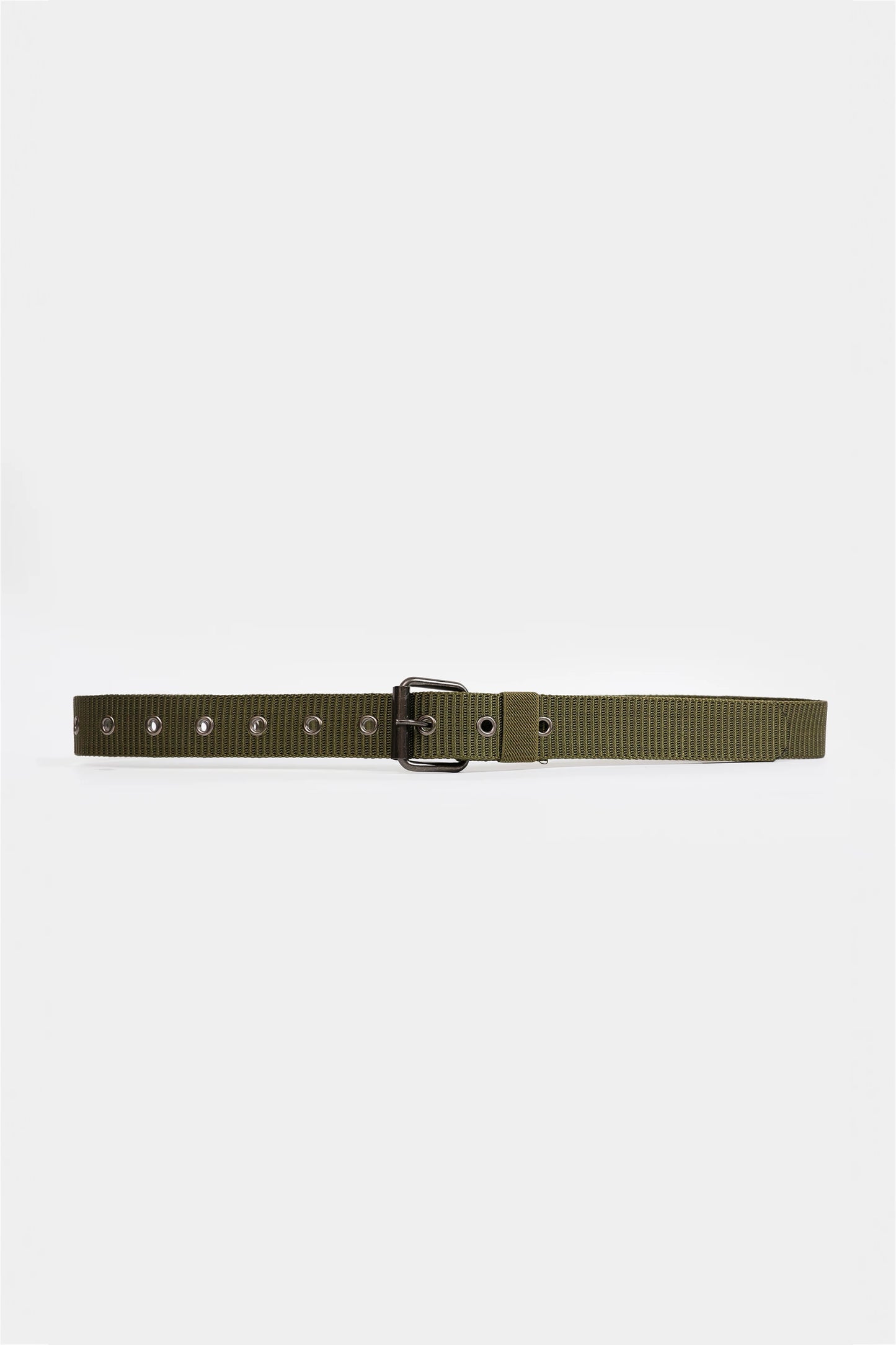 Webbing Belt With Metal Eyelets - Cougar Clothing