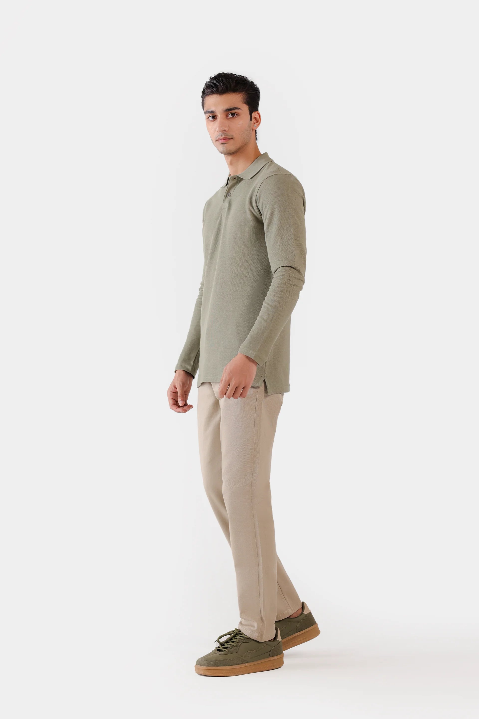 Honeycomb Knit Polo - Cougar Clothing