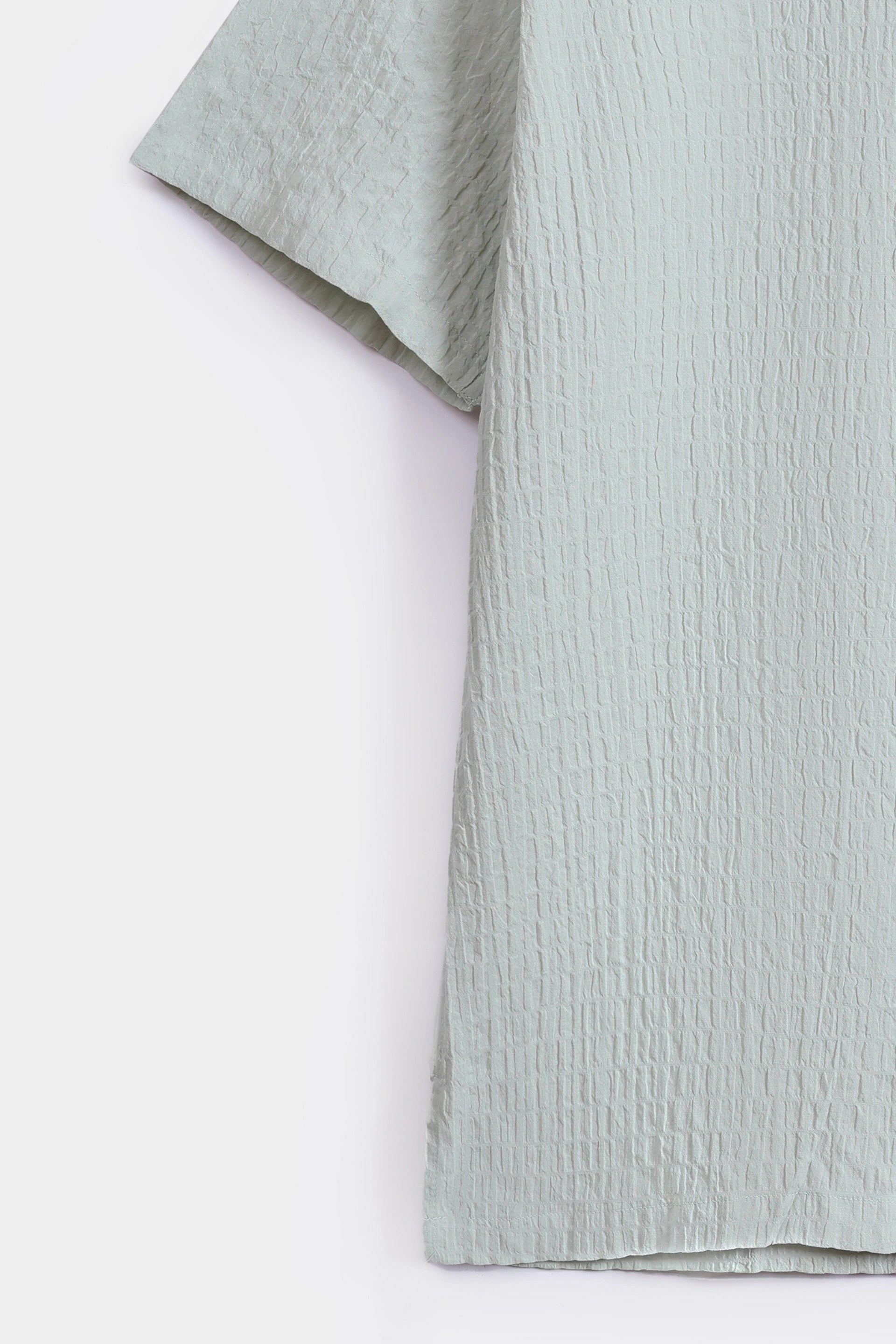 Relaxed Fit Seersucker Shirt - Cougar Clothing