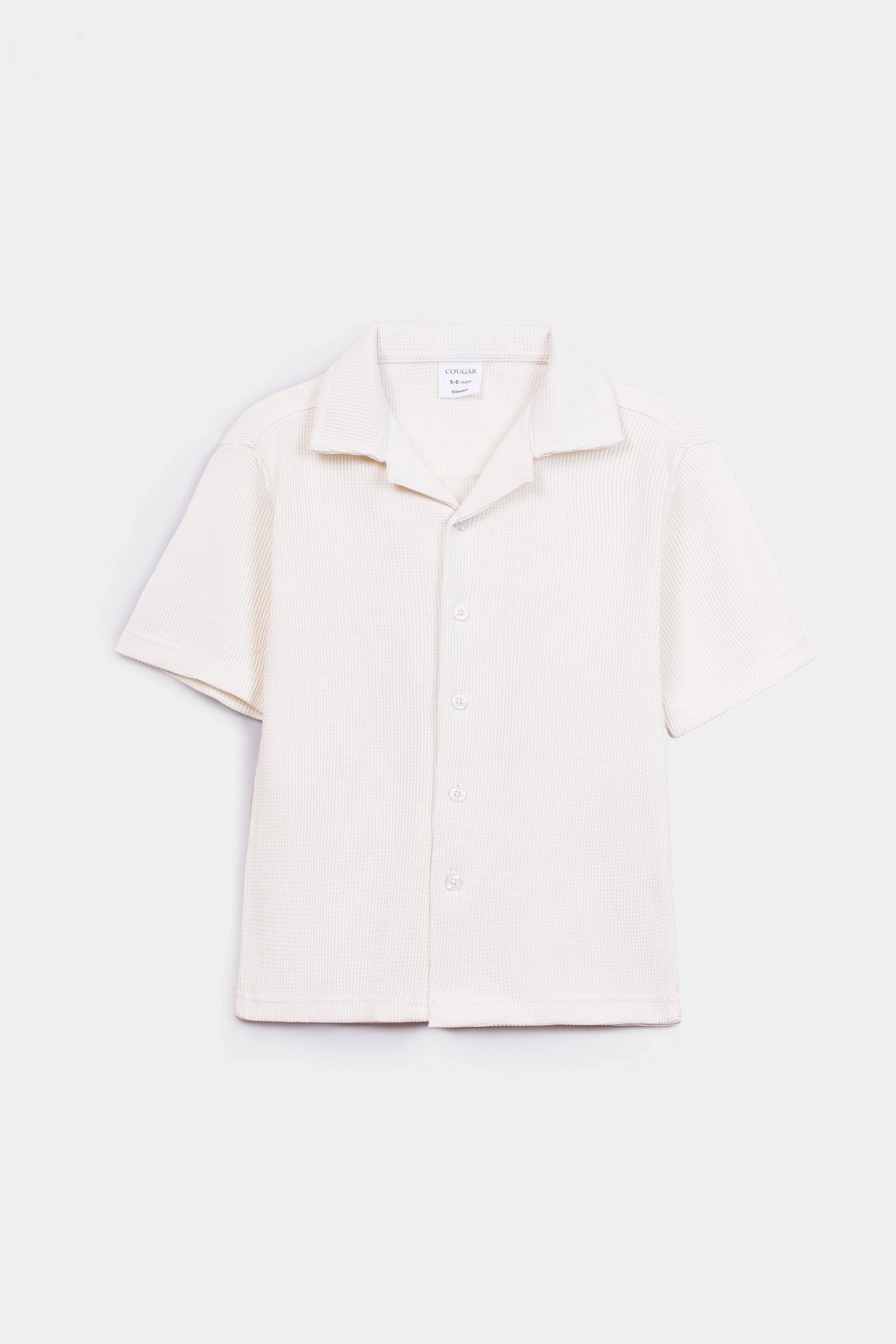 Waffled Resort Collar Shirt - Cougar Clothing