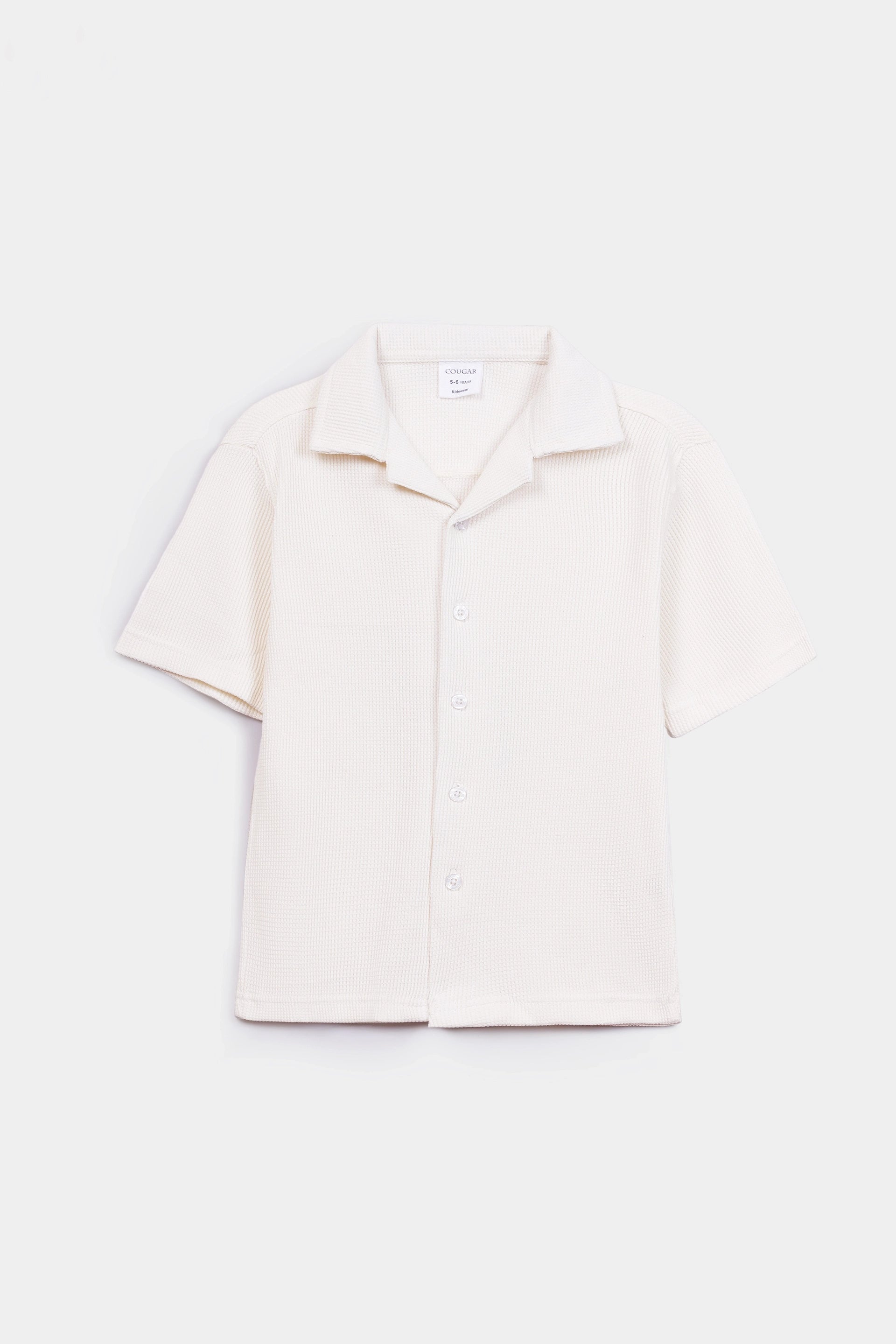 Waffled Resort Collar Shirt - Cougar Clothing