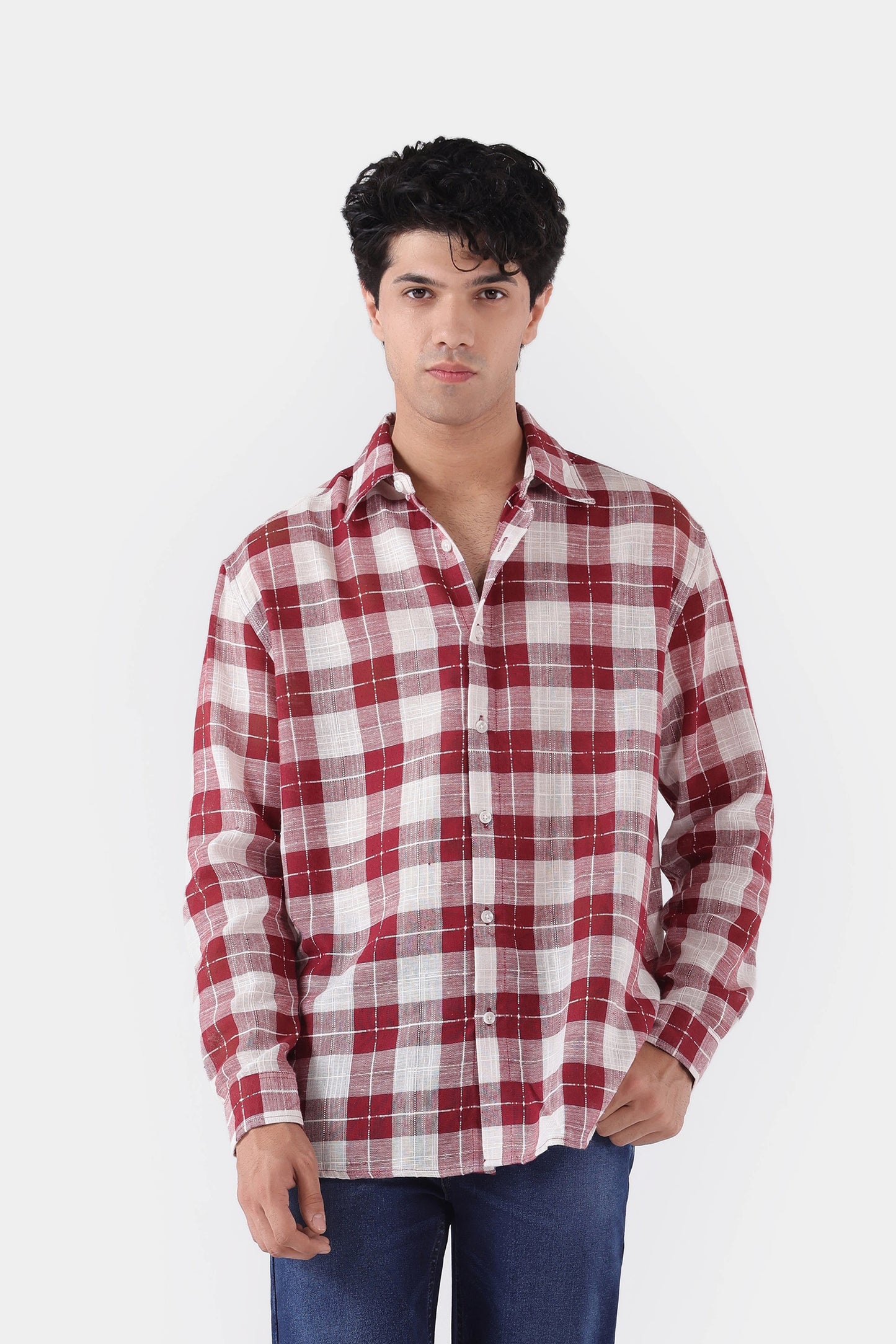 Jacquard Check Shirt - Cougar Clothing