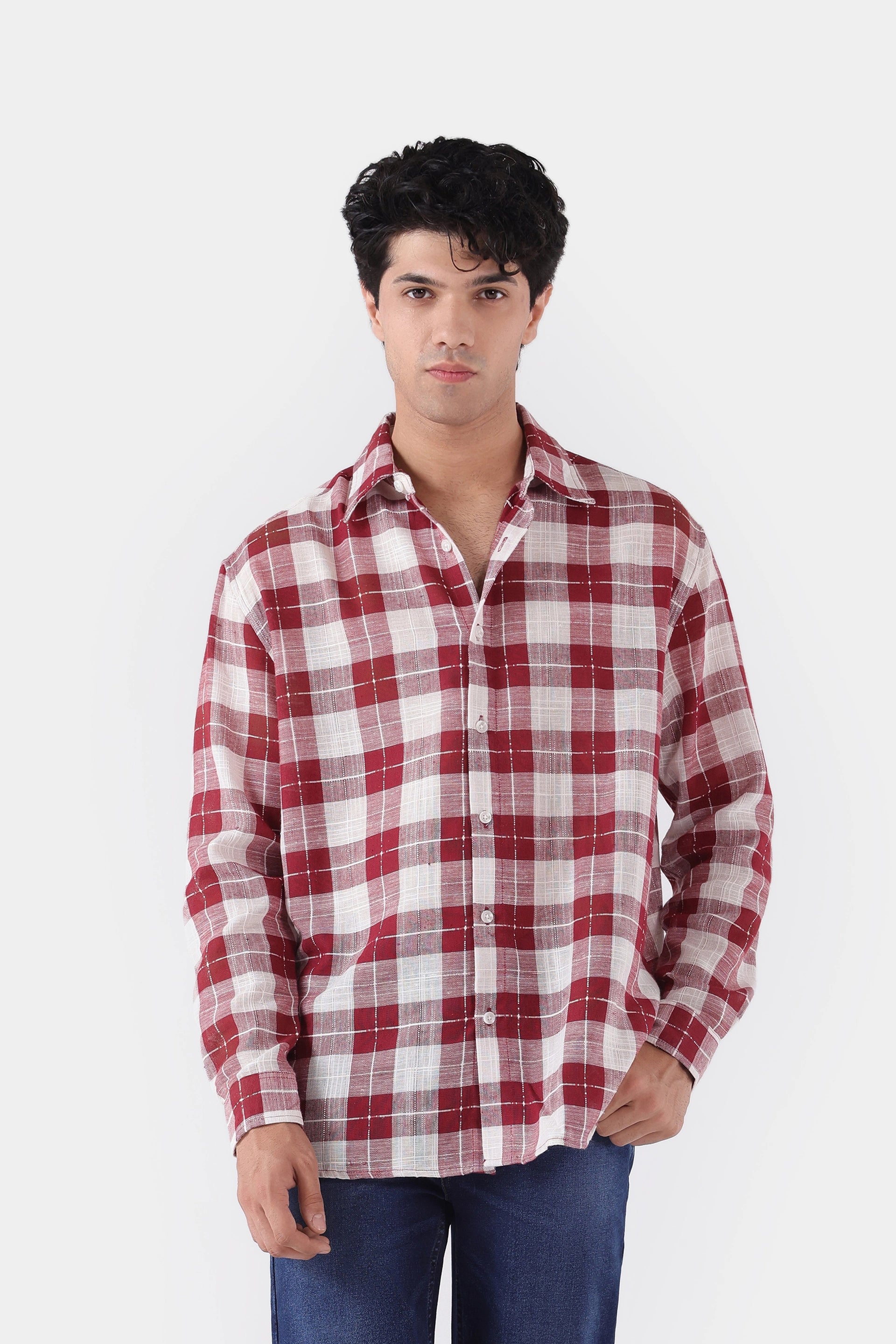 Jacquard Check Shirt - Cougar Clothing