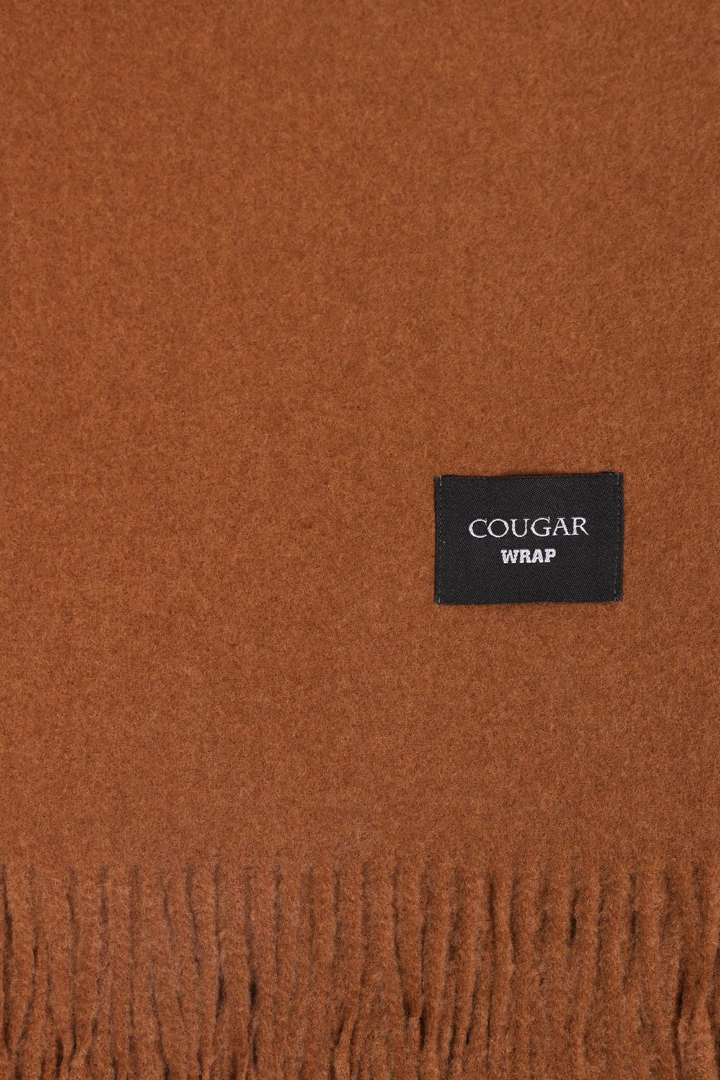 Fringe-Detailed Knit Shawl - Cougar Clothing