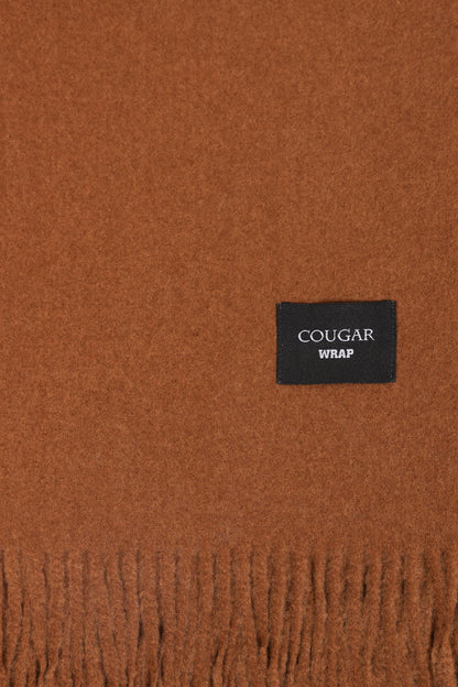 Fringe-Detailed Knit Shawl - Cougar Clothing