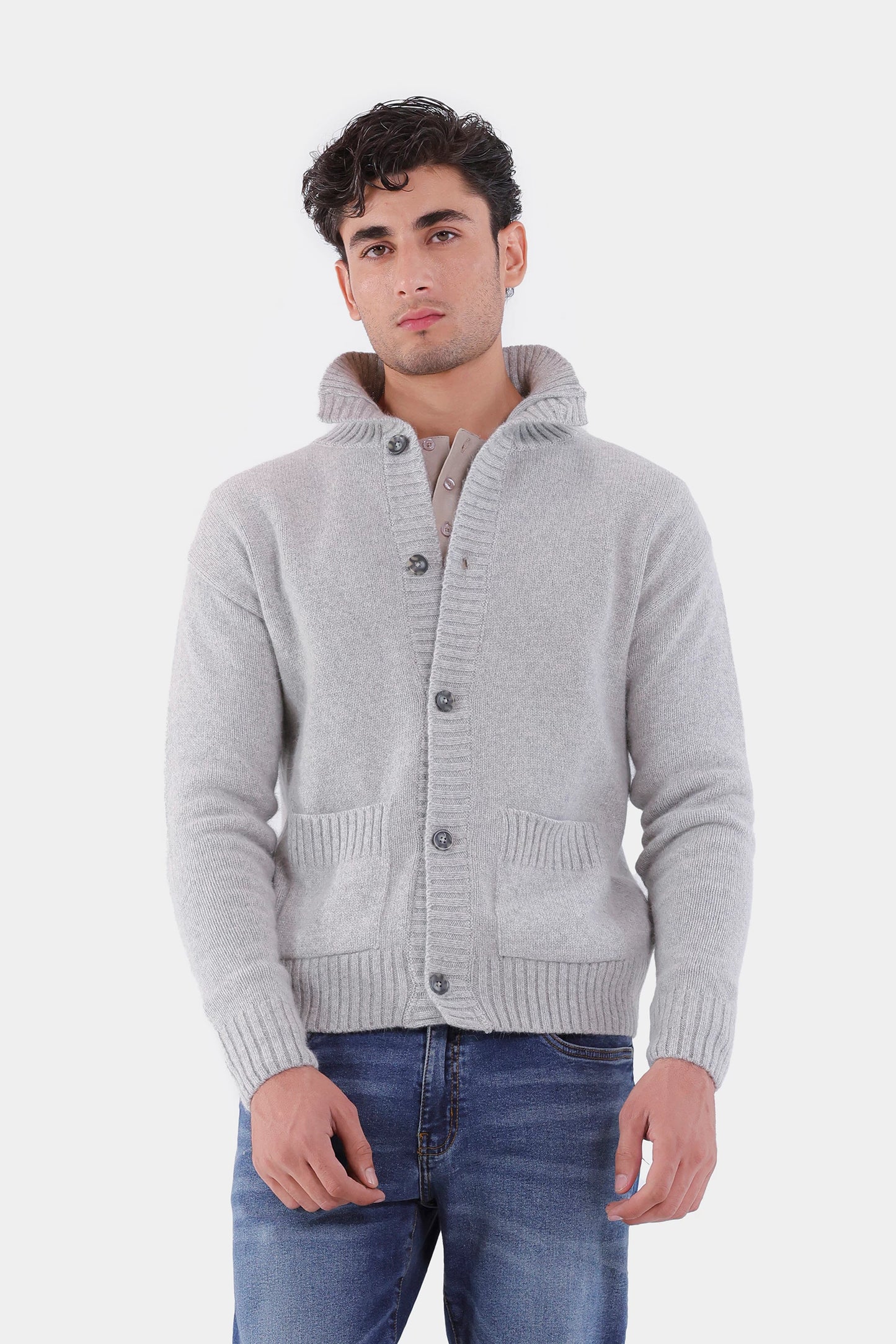 Button-Front Cardigan - Cougar Clothing