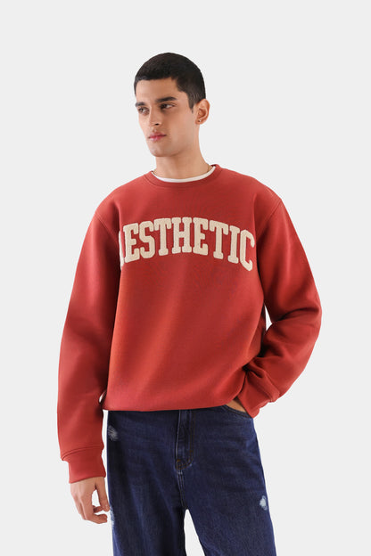 Chenille Letter Sweatshirt