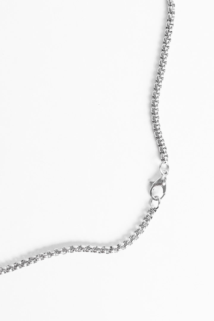 Dumbbell Pendant Chain Necklace