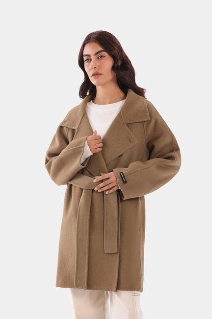 Belted Wrap Coat