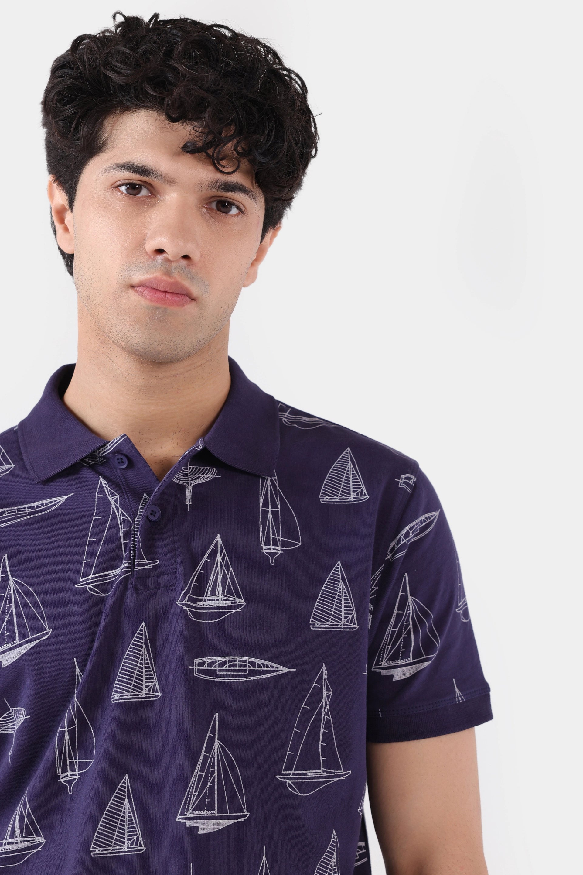 All Over Printed Polo - Cougar Clothing