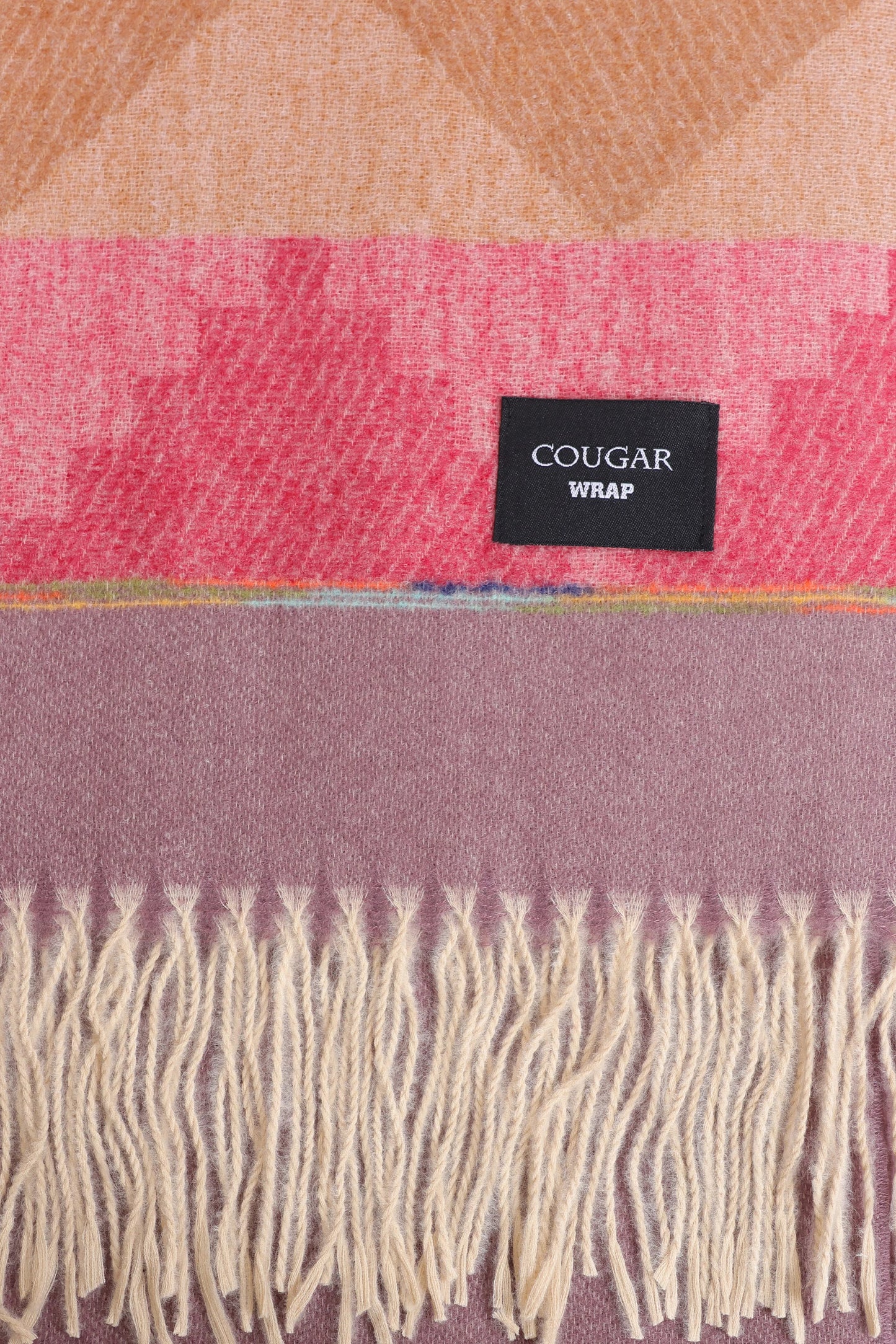 Color Block Knitted Shawl