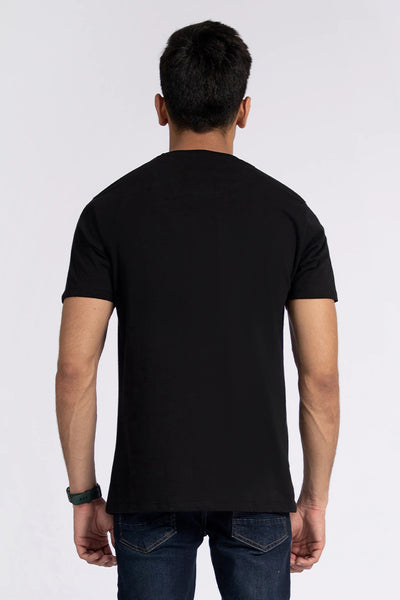 Black Scripted T-Shirt