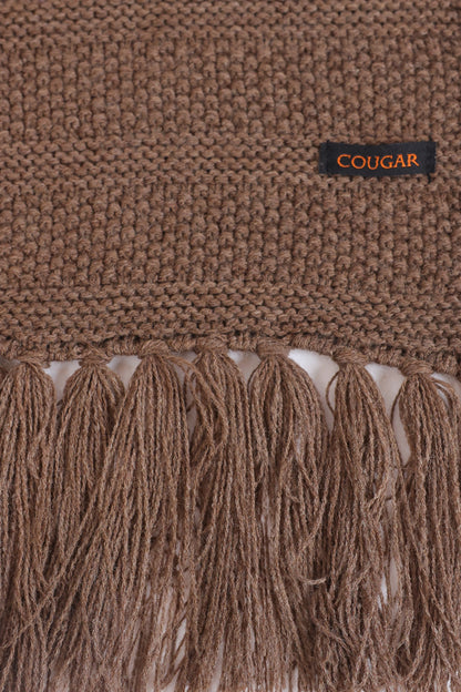 Knitted Scarf With Fringes
