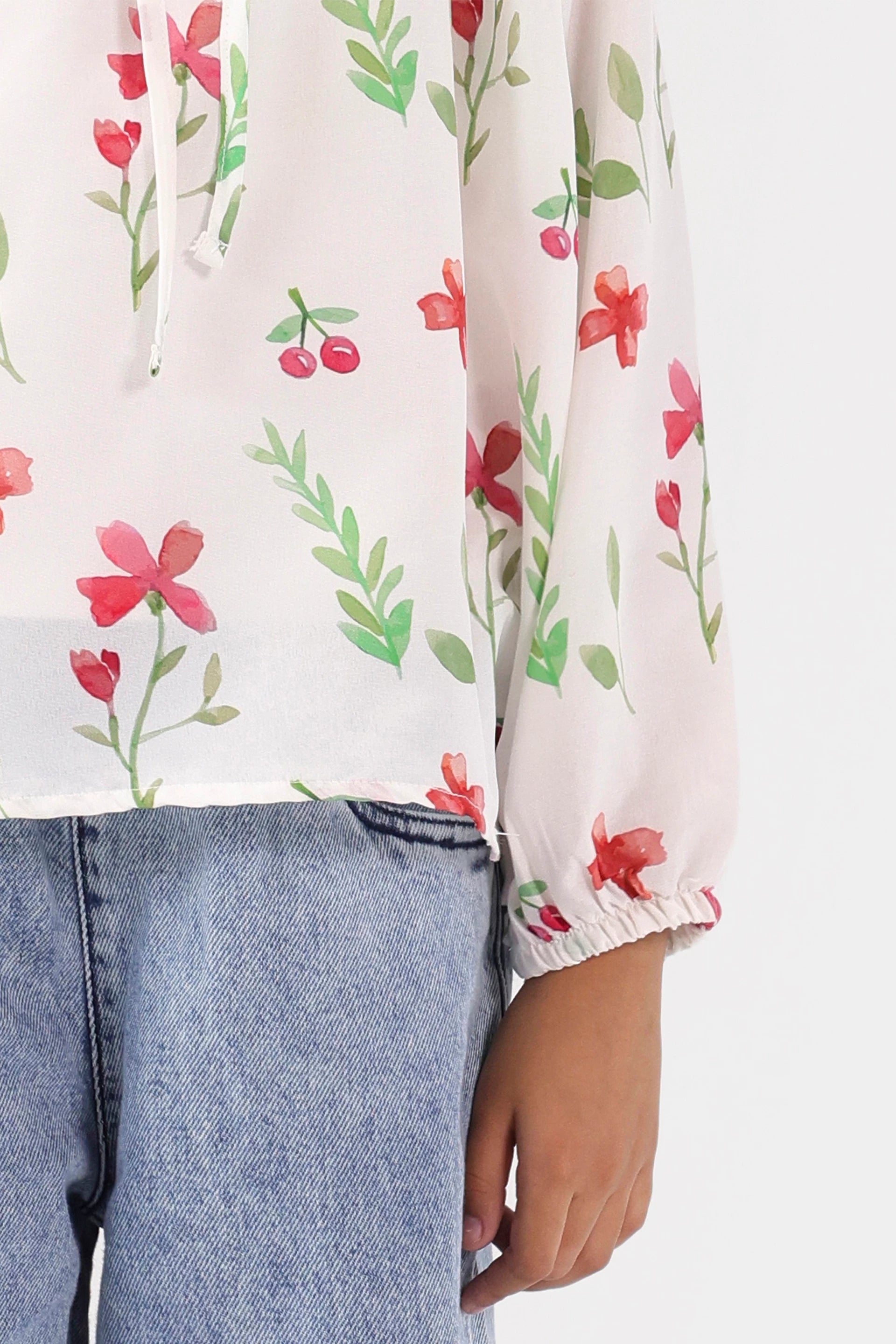 Floral Print Dress - Cougar Clothing