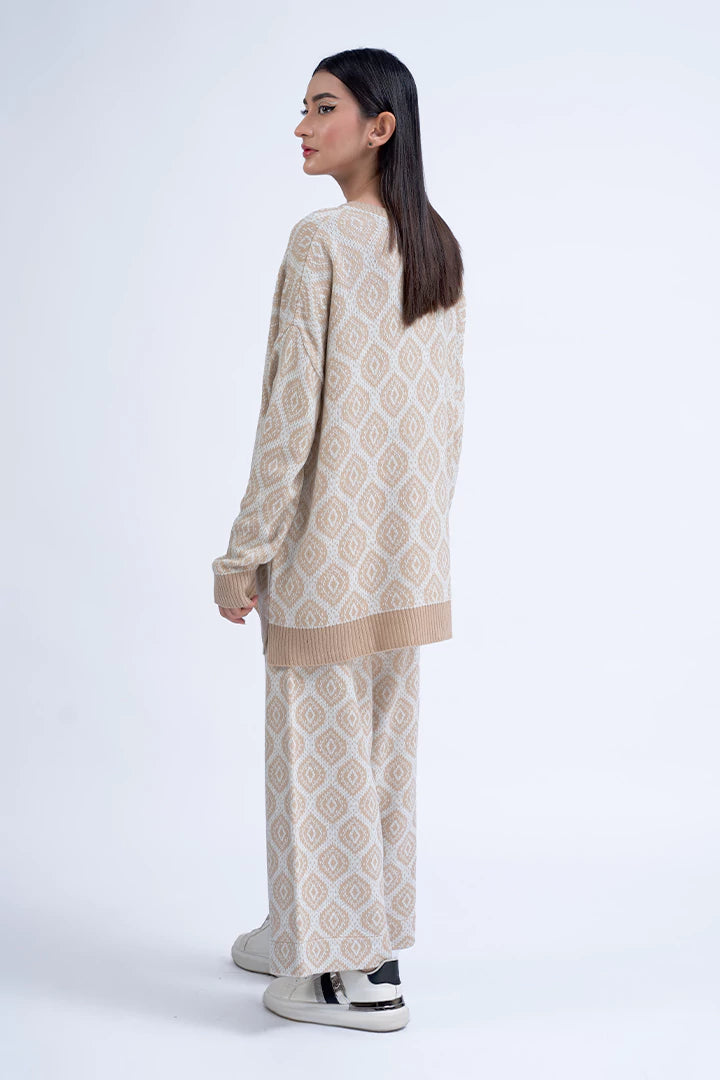 Skin Patterned Knit Co-Ord Set