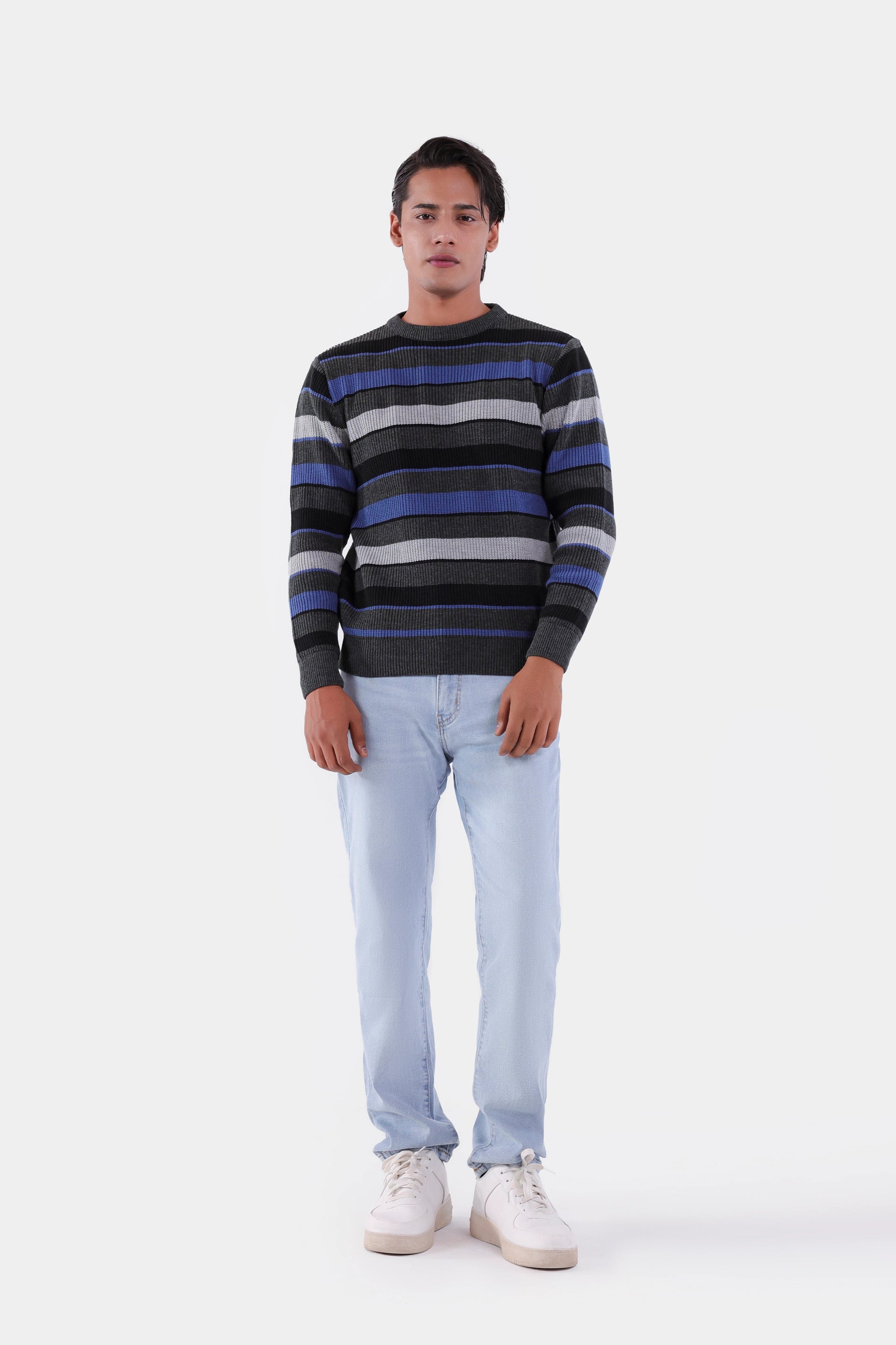 Jacquard Knit Sweater - Cougar Clothing